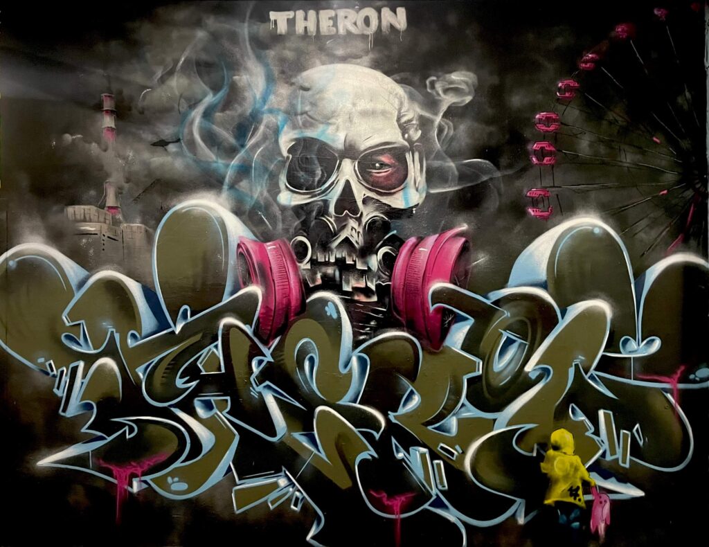 Graffiti Theme Chernobyl by Theron at the Loods in Roosendaal