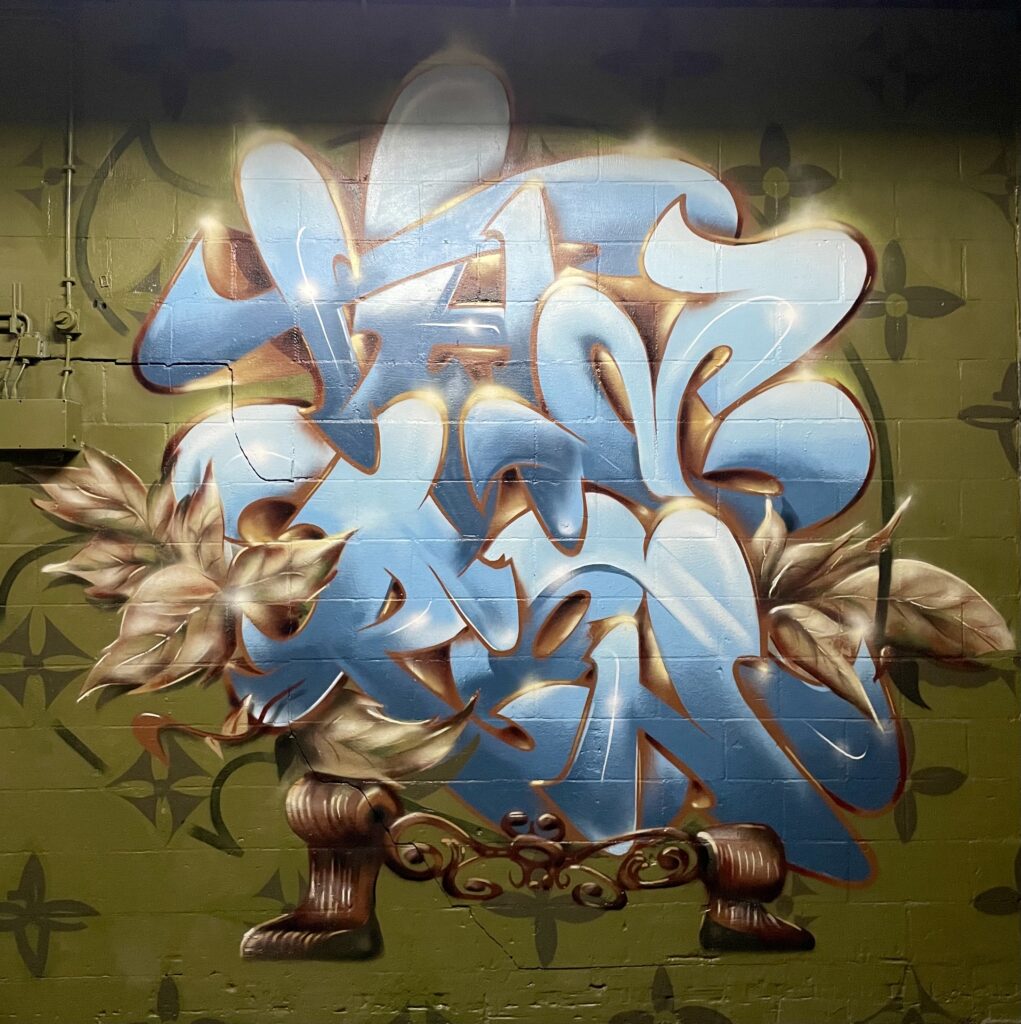 Graffiti Jam Theron's part