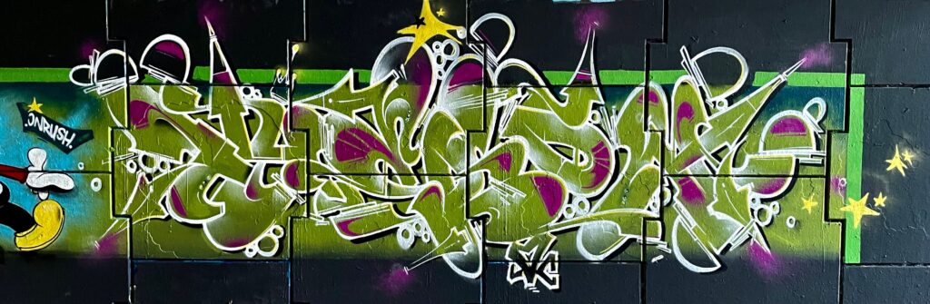 Graffiti Theron together with Onrush in Boxtel
