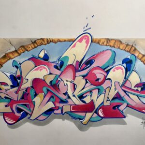 Theron full color unique sketch - The wall 2025