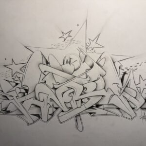 Theron unique sketch - Stargazer 2025