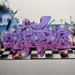 Theron full color unique sketch - Chess 2026